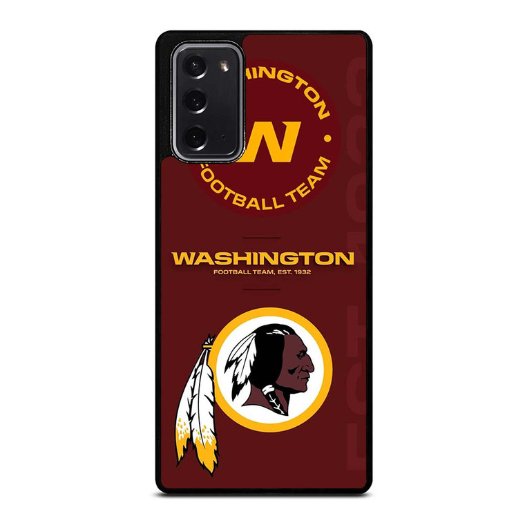 WASHINGTON REDSKINS LOGO FOOTBALL TEAM Samsung Galaxy Note 20 Case Cover