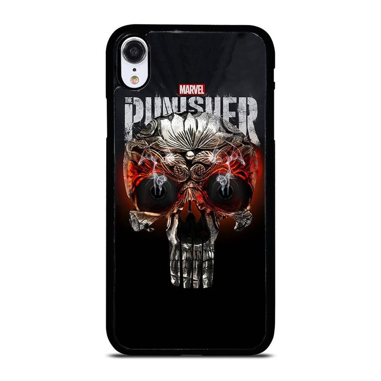 THE PUNISHER SKULL MARVEL iPhone XR Case Cover
