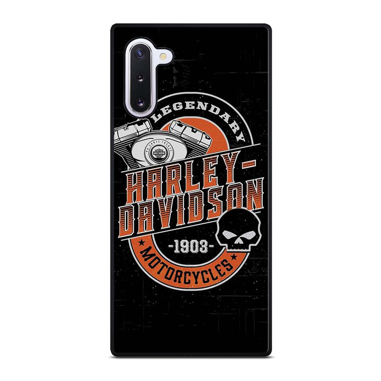HARLEY DAVIDSON MOTORCYCLE LEGENDARY Samsung Galaxy Note 10 Case Cover
