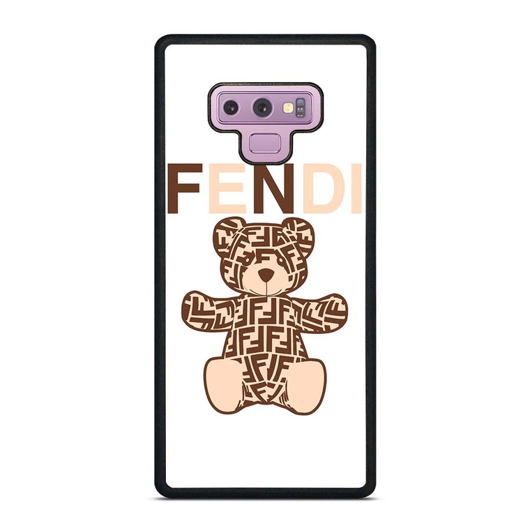 FENDI ROMA BROWN BEAR Samsung Galaxy Note 9 Case Cover