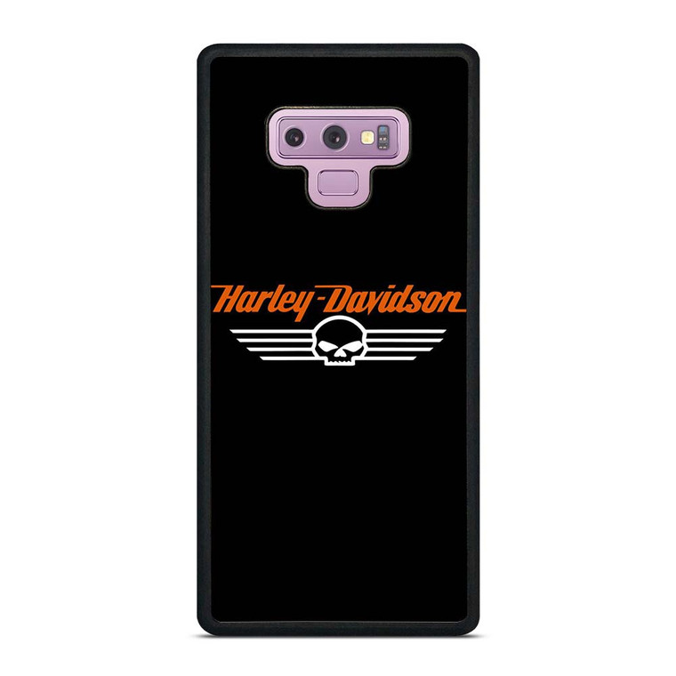 HARLEY DAVIDSON LOGO SKULL Samsung Galaxy Note 9 Case Cover