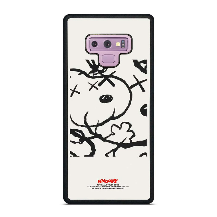 SNOOPY THE PEANUTS STOLEN DOGS Samsung Galaxy Note 9 Case Cover