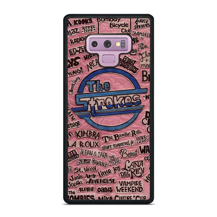 THE STROKES AND FAMOUS BAND LOGO Samsung Galaxy Note 9 Case Cover