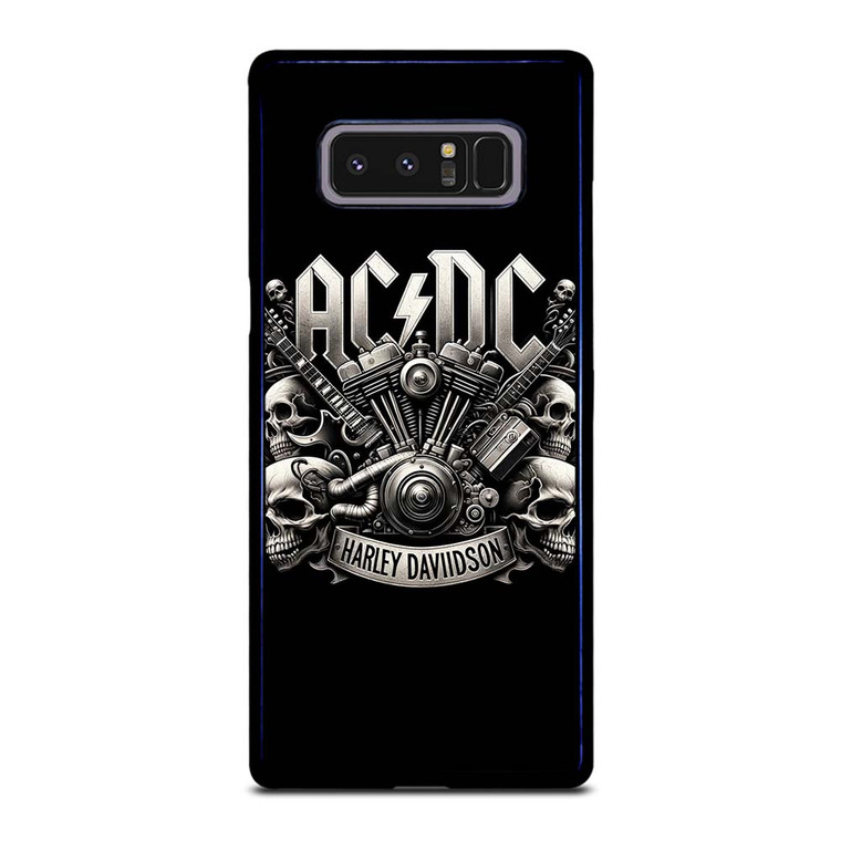 ACDC AC DC HARLEY DAVIDSON LOGO Samsung Galaxy Note 8 Case Cover