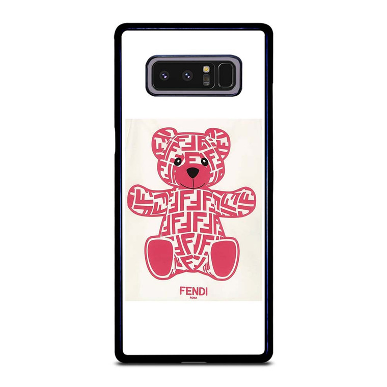 FENDI ROMA PINK BEAR Samsung Galaxy Note 8 Case Cover