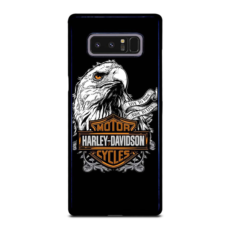 HARLEY DAVIDSON LOGO EAGLE Samsung Galaxy Note 8 Case Cover