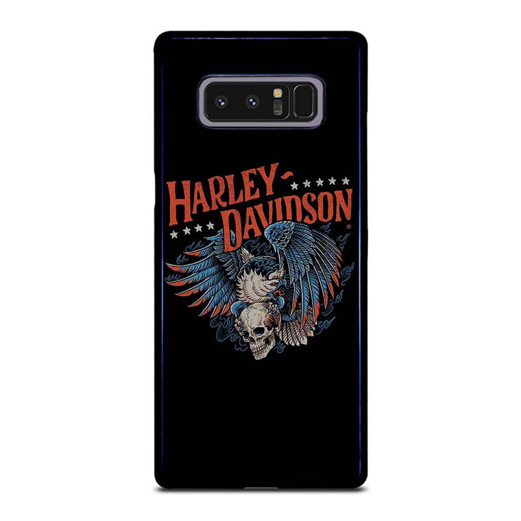 HARLEY DAVIDSON LOGO SKULL EAGLE Samsung Galaxy Note 8 Case Cover