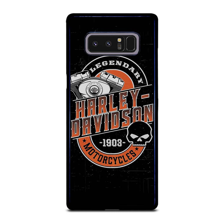 HARLEY DAVIDSON MOTORCYCLE LEGENDARY Samsung Galaxy Note 8 Case Cover