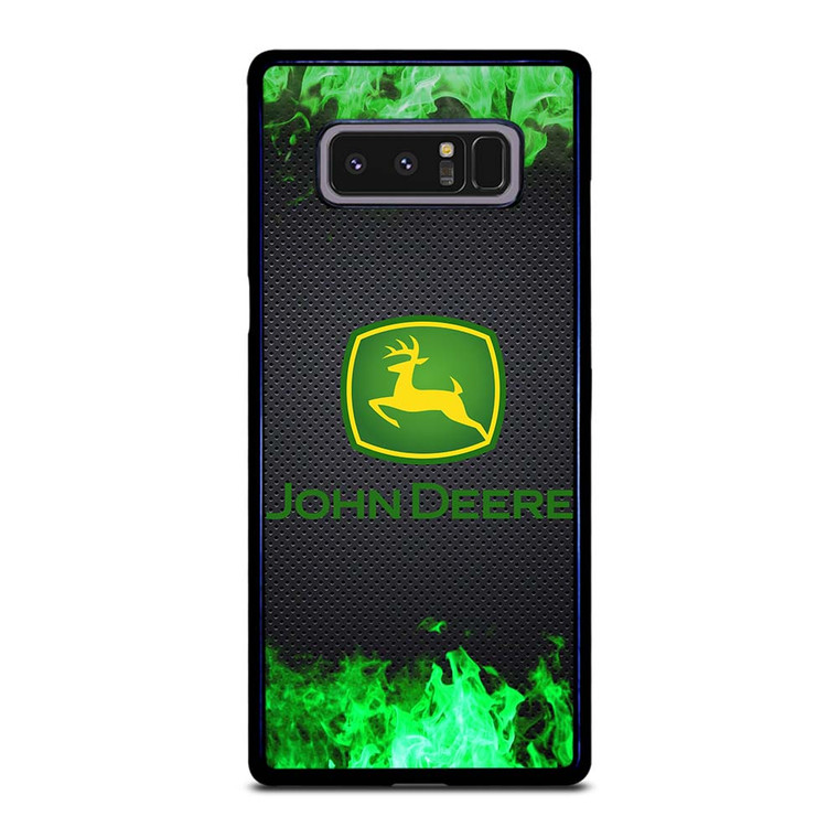 JOHN DEERE TRACTOR LOGO GREEN FIRE Samsung Galaxy Note 8 Case Cover