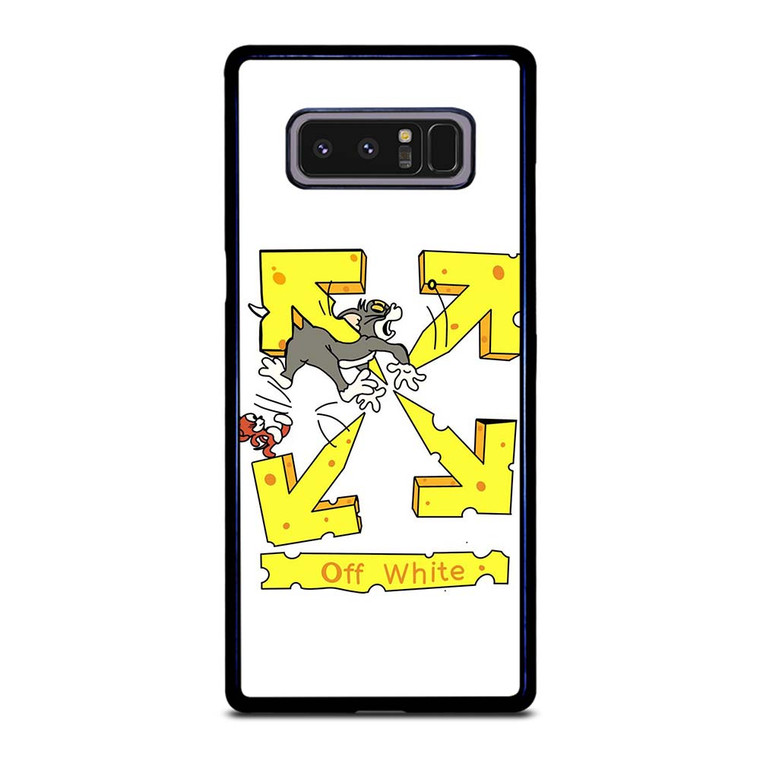OFF WHITE TOM AND JERRY Samsung Galaxy Note 8 Case Cover