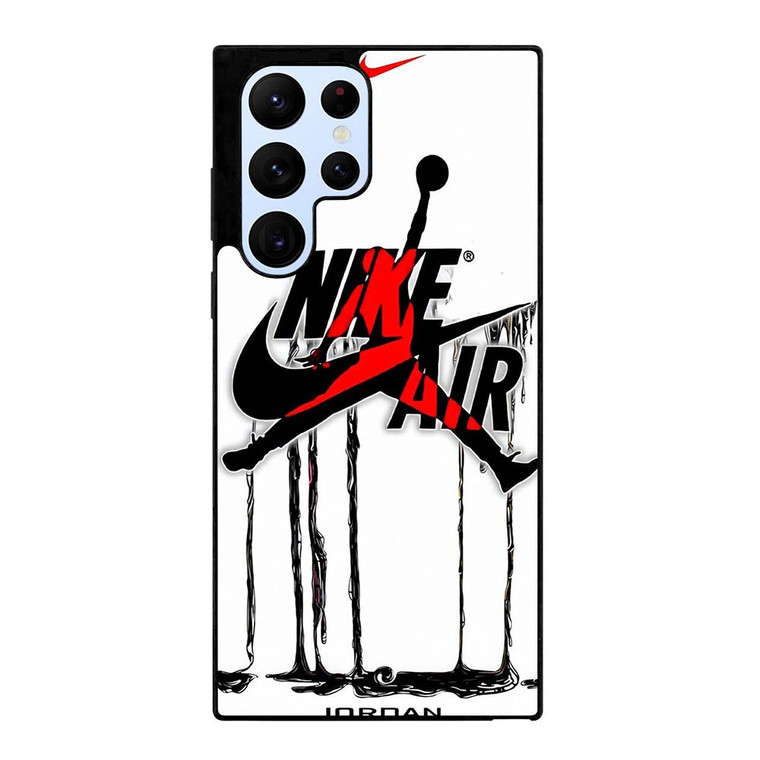 AIR JORDAN NIKE LOGO MELTING Samsung Galaxy S22 Ultra Case Cover