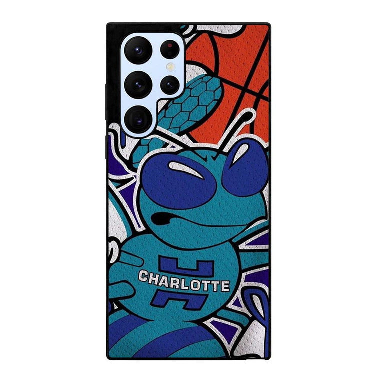 CHARLOTTE HORNETS BASKTEBALL TEAM LOGO Samsung Galaxy S22 Ultra Case Cover
