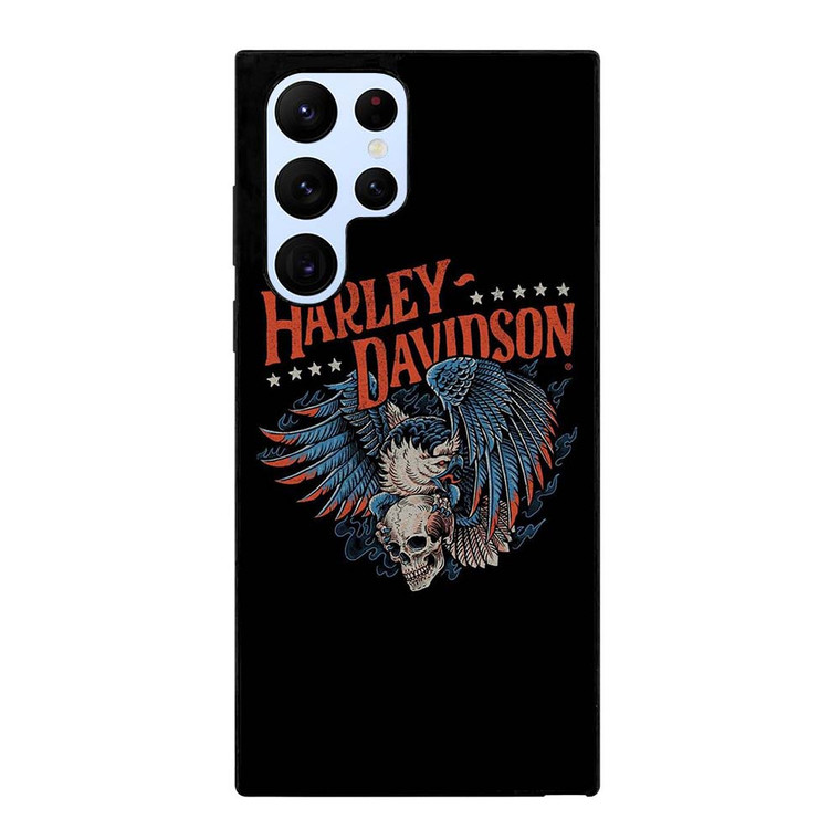 HARLEY DAVIDSON LOGO SKULL EAGLE Samsung Galaxy S22 Ultra Case Cover