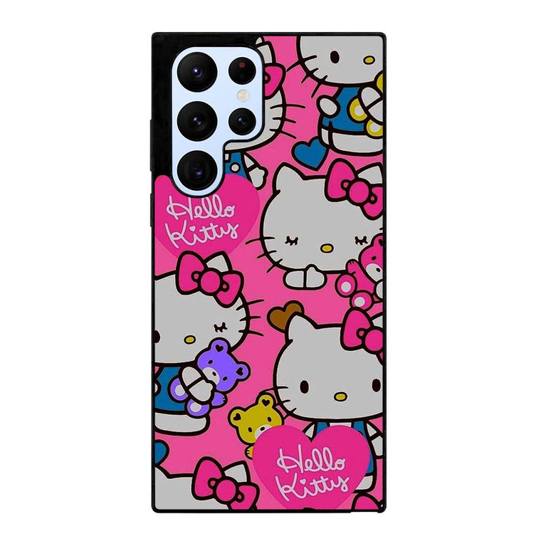 HELLO KITTY CAT PINK Samsung Galaxy S22 Ultra Case Cover