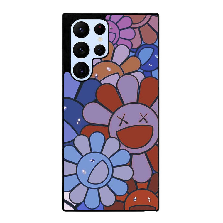 TAKASHI MURAKAMI FLOWER X KAWS Samsung Galaxy S22 Ultra Case Cover TAKASHI MURAKAMI FLOWER X KAWS Samsung Galaxy S22 Ultra Case Cover