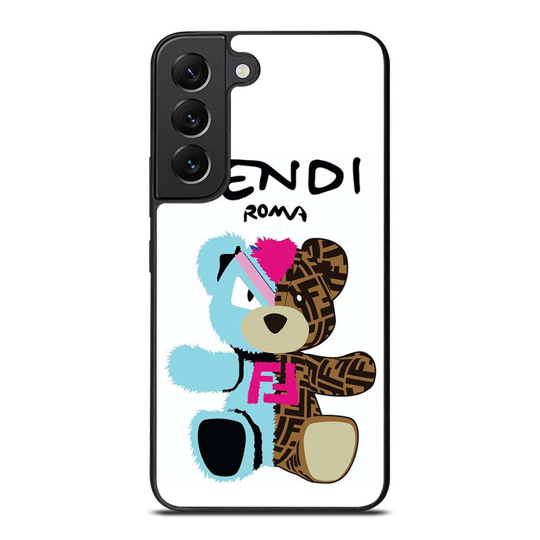 FENDI ROMA BEAR LOGO Samsung Galaxy S22 Plus Case Cover