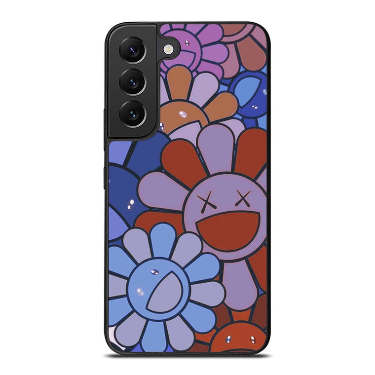 TAKASHI MURAKAMI FLOWER X KAWS Samsung Galaxy S22 Plus Case Cover TAKASHI MURAKAMI FLOWER X KAWS Samsung Galaxy S22 Plus Case Cover