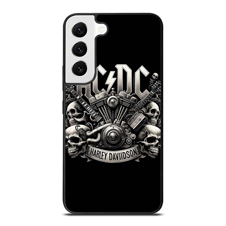 ACDC AC DC HARLEY DAVIDSON LOGO Samsung Galaxy S22 Case Cover
