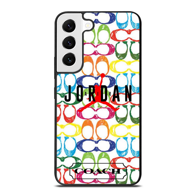 COACH NEW YORK AIR JORDAN COLORFUL Samsung Galaxy S22 Case Cover