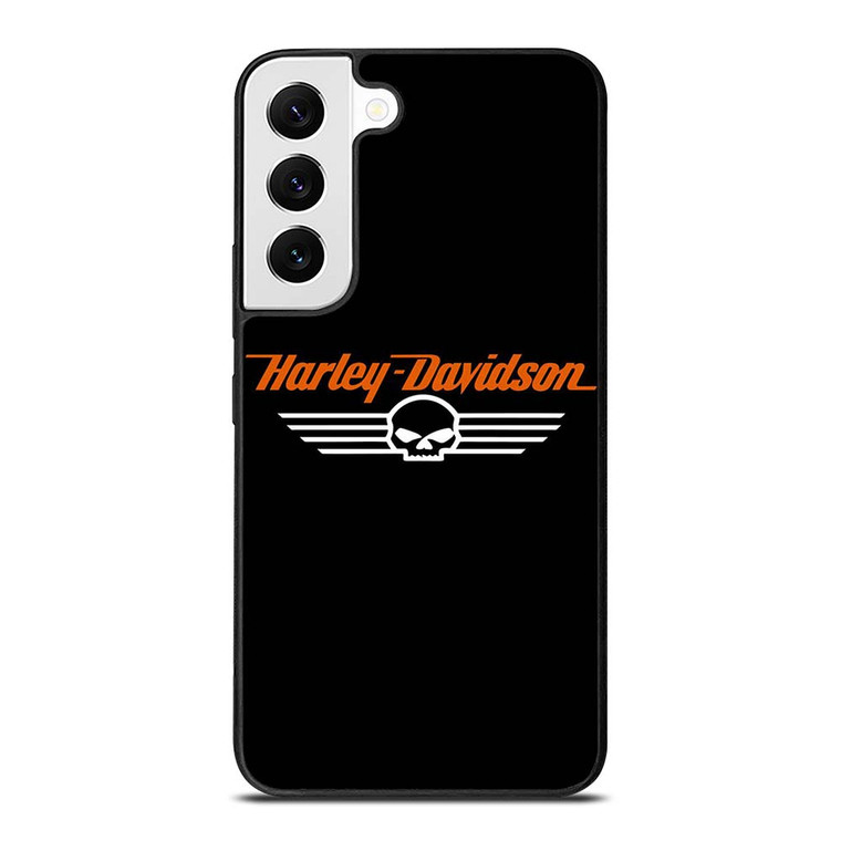 HARLEY DAVIDSON LOGO SKULL Samsung Galaxy S22 Case Cover