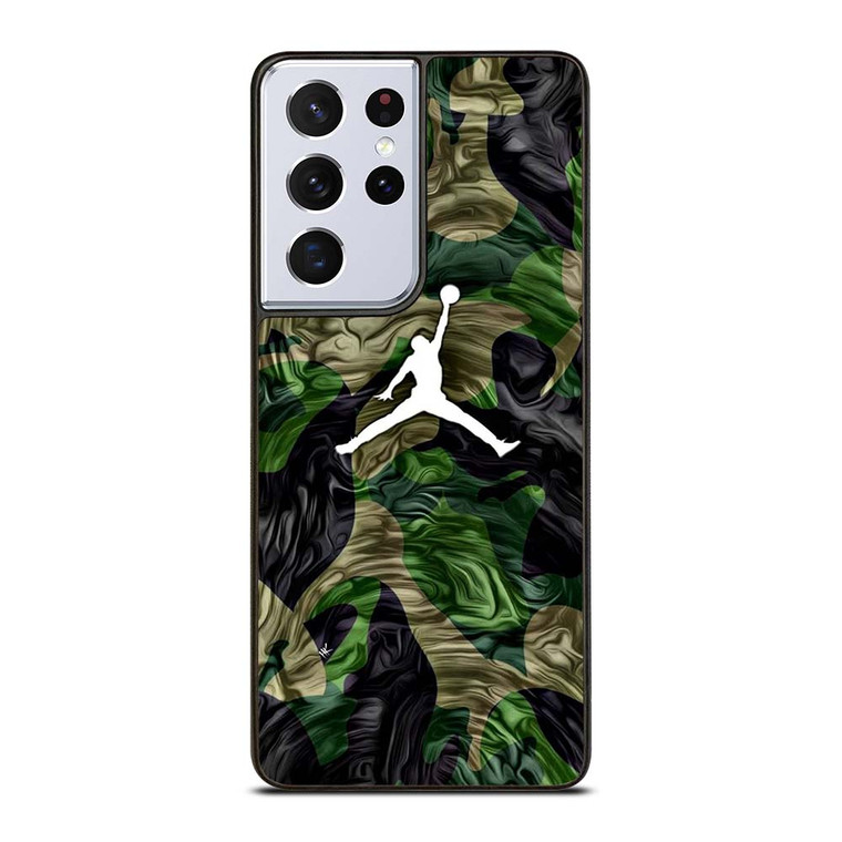 AIR JORDAN LOGO CAMO Samsung Galaxy S21 Ultra Case Cover