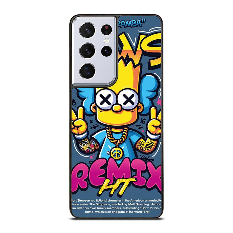 KAWS X BART SIMPSONS Samsung Galaxy S21 Ultra Case Cover
