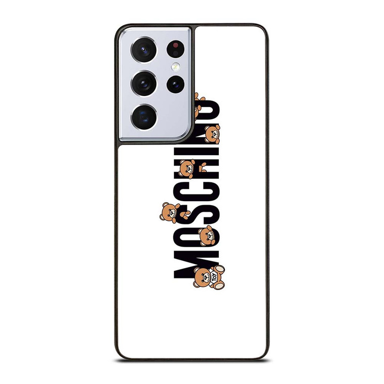 MOSCHINO BEAR LOGO Samsung Galaxy S21 Ultra Case Cover