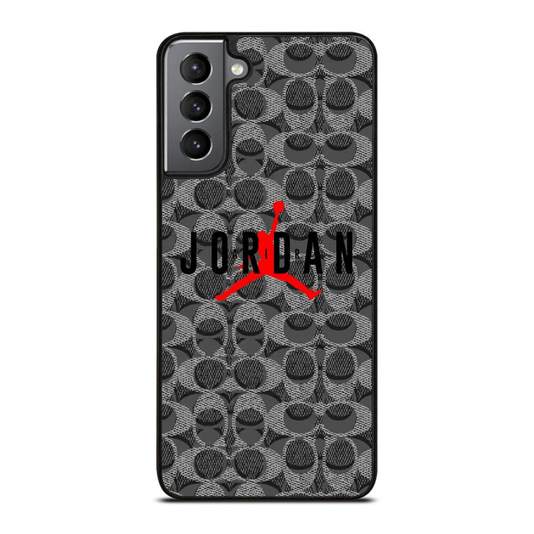 COACH NEW YORK AIR JORDAN BLACK Samsung Galaxy S21 Plus Case Cover