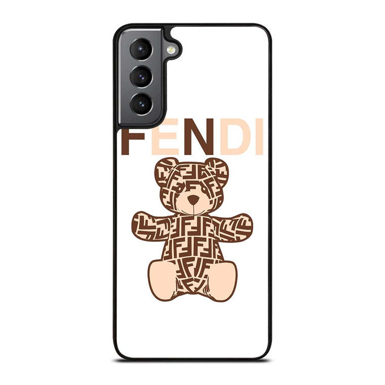 FENDI ROMA BROWN BEAR Samsung Galaxy S21 Plus Case Cover FENDI ROMA BROWN BEAR Samsung Galaxy S21 Plus Case Cover