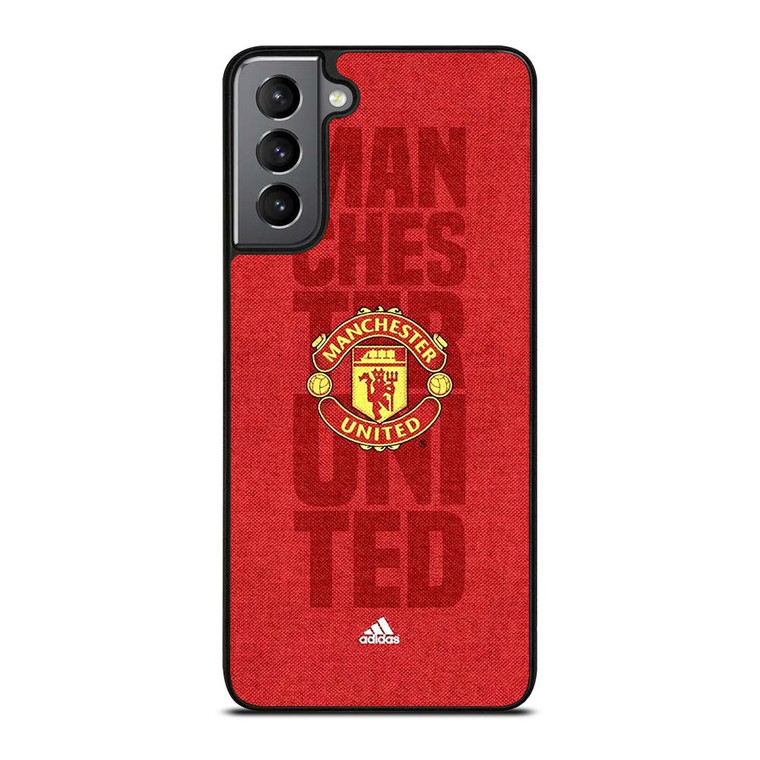 MANCHESTER UNITED FC LOGO ADIDAS Samsung Galaxy S21 Plus Case Cover MANCHESTER UNITED FC LOGO ADIDAS Samsung Galaxy S21 Plus Case Cover