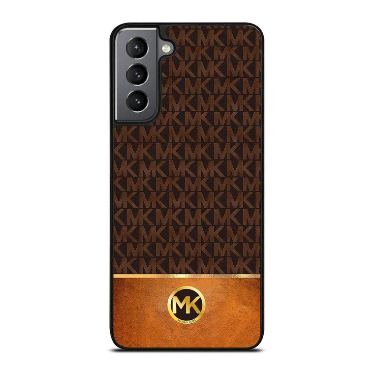 MICHAEL KORS MK LOGO BROWN ICON Samsung Galaxy S21 Plus Case Cover