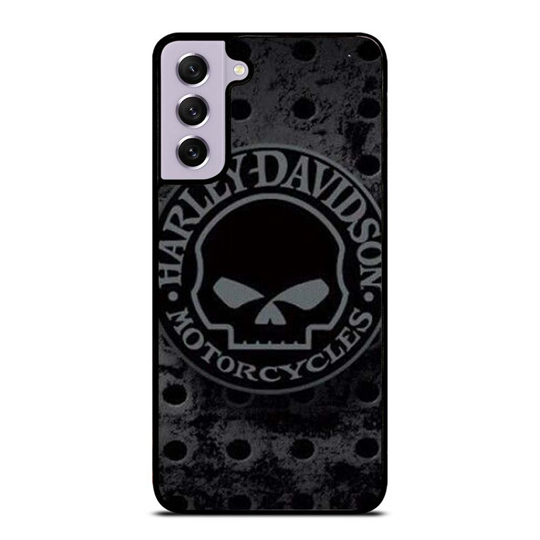 HARLEY DAVIDSON MOTORCYCLE IRON SKULL Samsung Galaxy S21 FE Case Cover