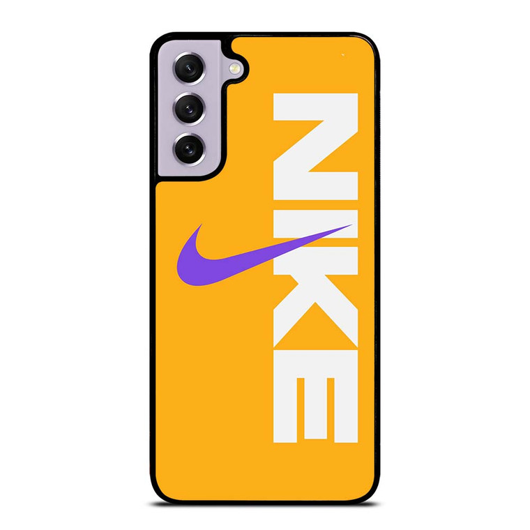 NIKE LOGO PURPLE YELLOW Samsung Galaxy S21 FE Case Cover NIKE LOGO PURPLE YELLOW Samsung Galaxy S21 FE Case Cover