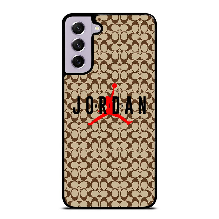 COACH NEW YORK AIR JORDAN BROWN Samsung Galaxy S21 Case Cover