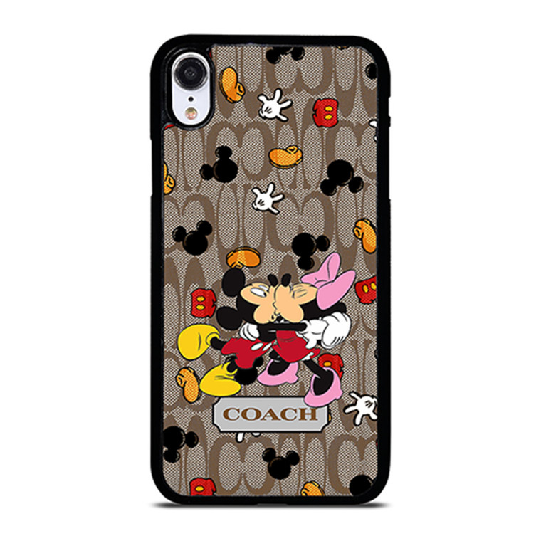 COACH MICKEY MINNIE MOUSE KISS iPhone XR Case Cover