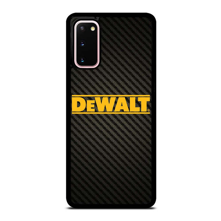 DEWALT TOOLS LOGO CARBON Samsung Galaxy S20 Case Cover DEWALT TOOLS LOGO CARBON Samsung Galaxy S20 Case Cover