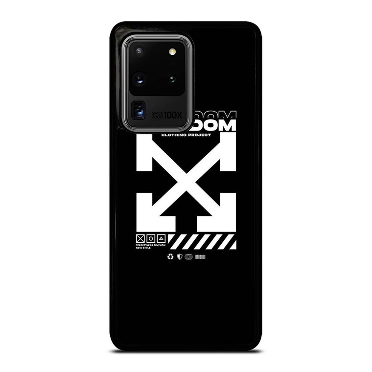 OFF WHITE CLOTHING FREEDOM Samsung Galaxy S20 Ultra Case Cover
