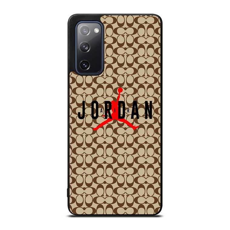 COACH NEW YORK AIR JORDAN BROWN Samsung Galaxy S20 FE Case Cover COACH NEW YORK AIR JORDAN BROWN Samsung Galaxy S20 FE Case Cover