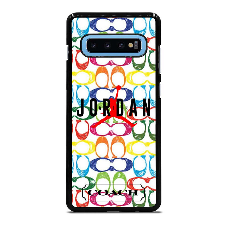 COACH NEW YORK AIR JORDAN COLORFUL Samsung Galaxy S10 Plus Case Cover