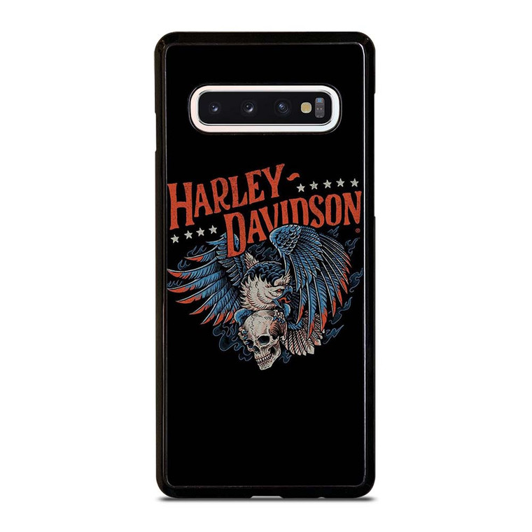 HARLEY DAVIDSON LOGO SKULL EAGLE Samsung Galaxy S10 Case Cover