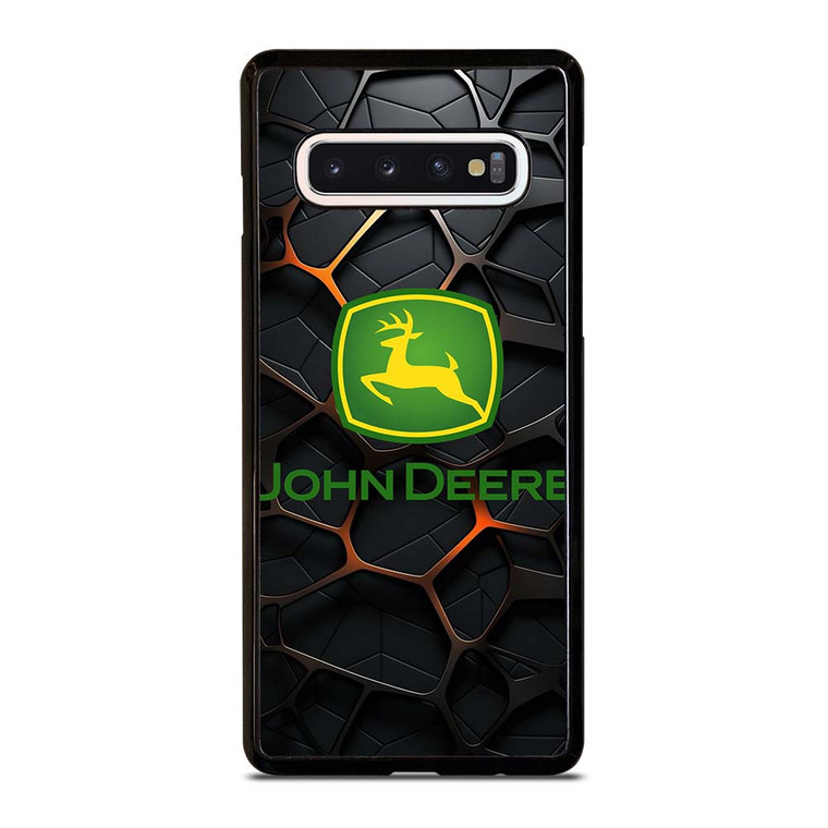 JOHN DEERE TRACTOR LOGO STEEL EMBLEM Samsung Galaxy S10 Case Cover