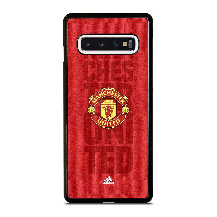 MANCHESTER UNITED FC LOGO ADIDAS Samsung Galaxy S10 Case Cover