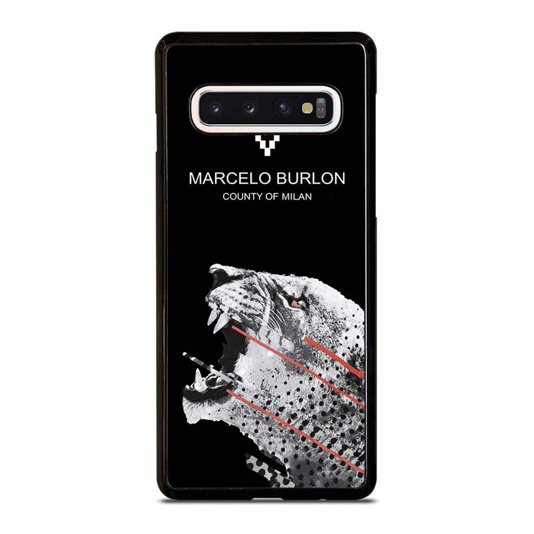 MARCELO BURLON TIGER LOGO Samsung Galaxy S10 Case Cover