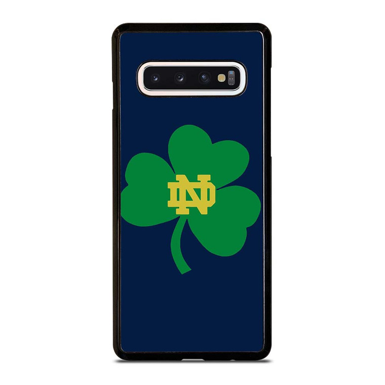 NOTRE DAME FIGHTING IRISH CLOVER LOGO Samsung Galaxy S10 Case Cover