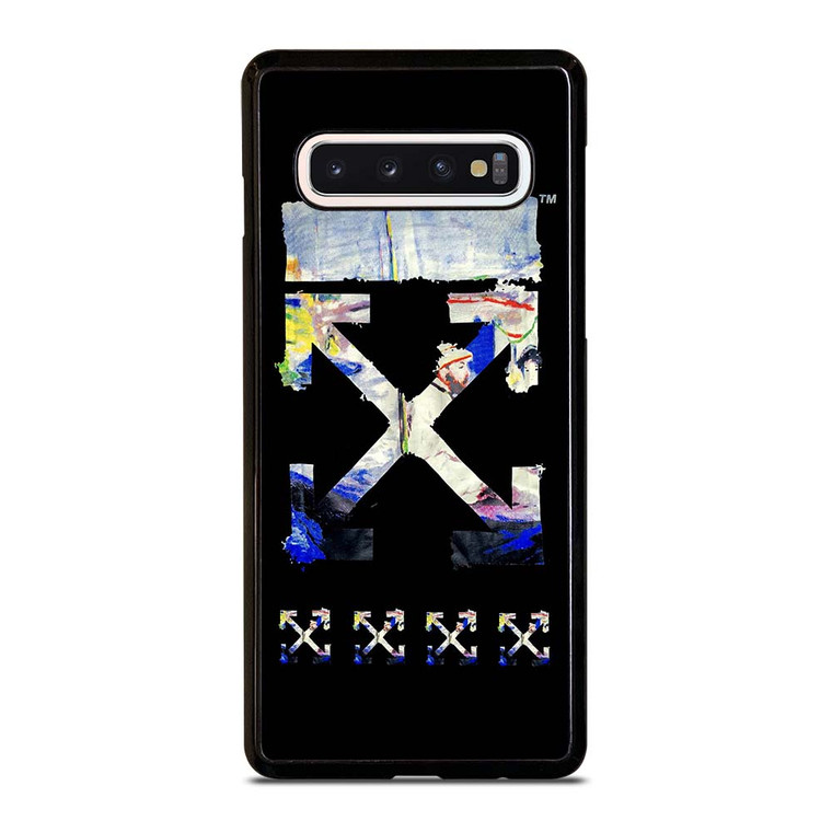OFF WHITE CLOTHING ART LOGO Samsung Galaxy S10 Case Cover