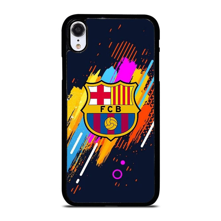 FC BARCELONA ART LOGO iPhone XR Case Cover