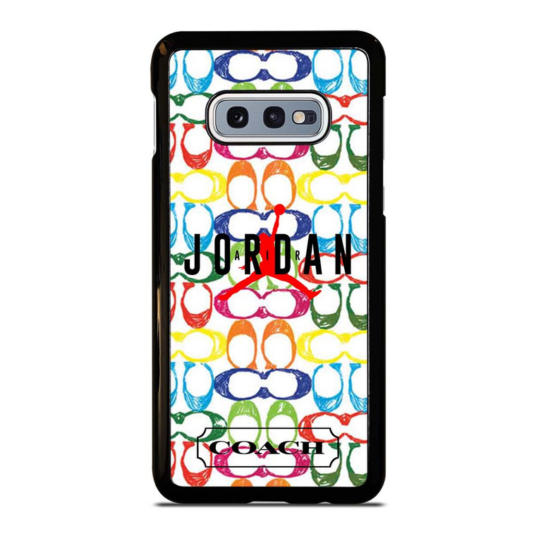 COACH NEW YORK AIR JORDAN COLORFUL Samsung Galaxy S10e Case Cover