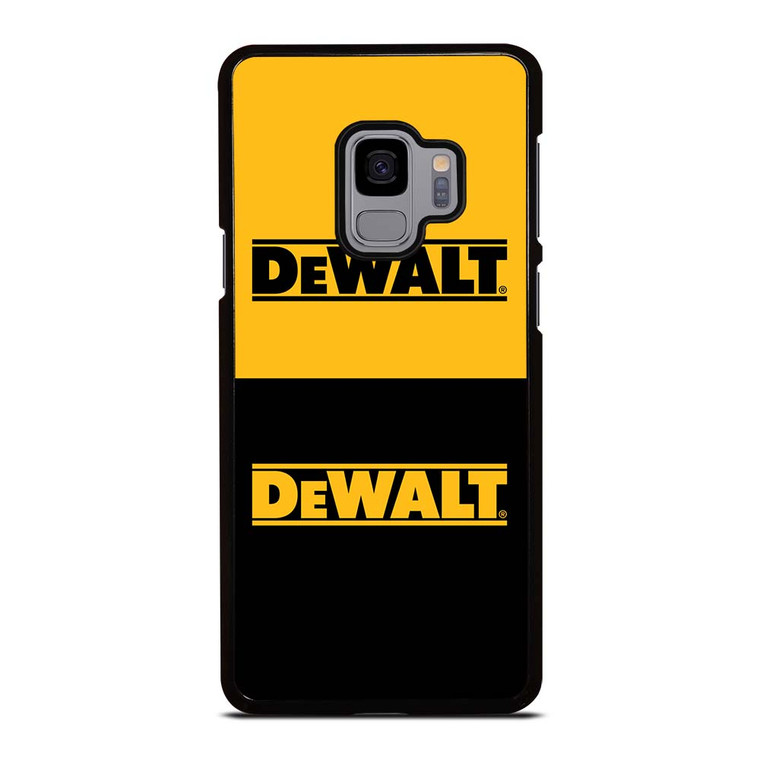DEWALT TOOLS LOGO ICON Samsung Galaxy S9 Case Cover DEWALT TOOLS LOGO ICON Samsung Galaxy S9 Case Cover