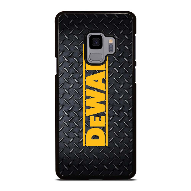 DEWALT TOOLS LOGO METAL Samsung Galaxy S9 Case Cover DEWALT TOOLS LOGO METAL Samsung Galaxy S9 Case Cover