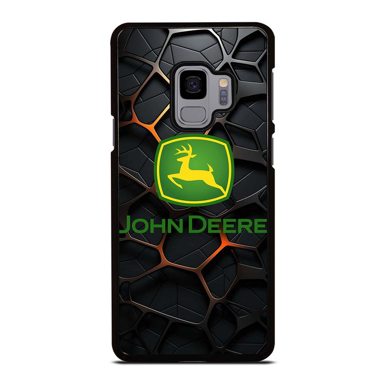 JOHN DEERE TRACTOR LOGO STEEL EMBLEM Samsung Galaxy S9 Case Cover